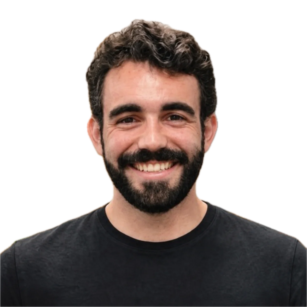 Javier Ramirez, smiling